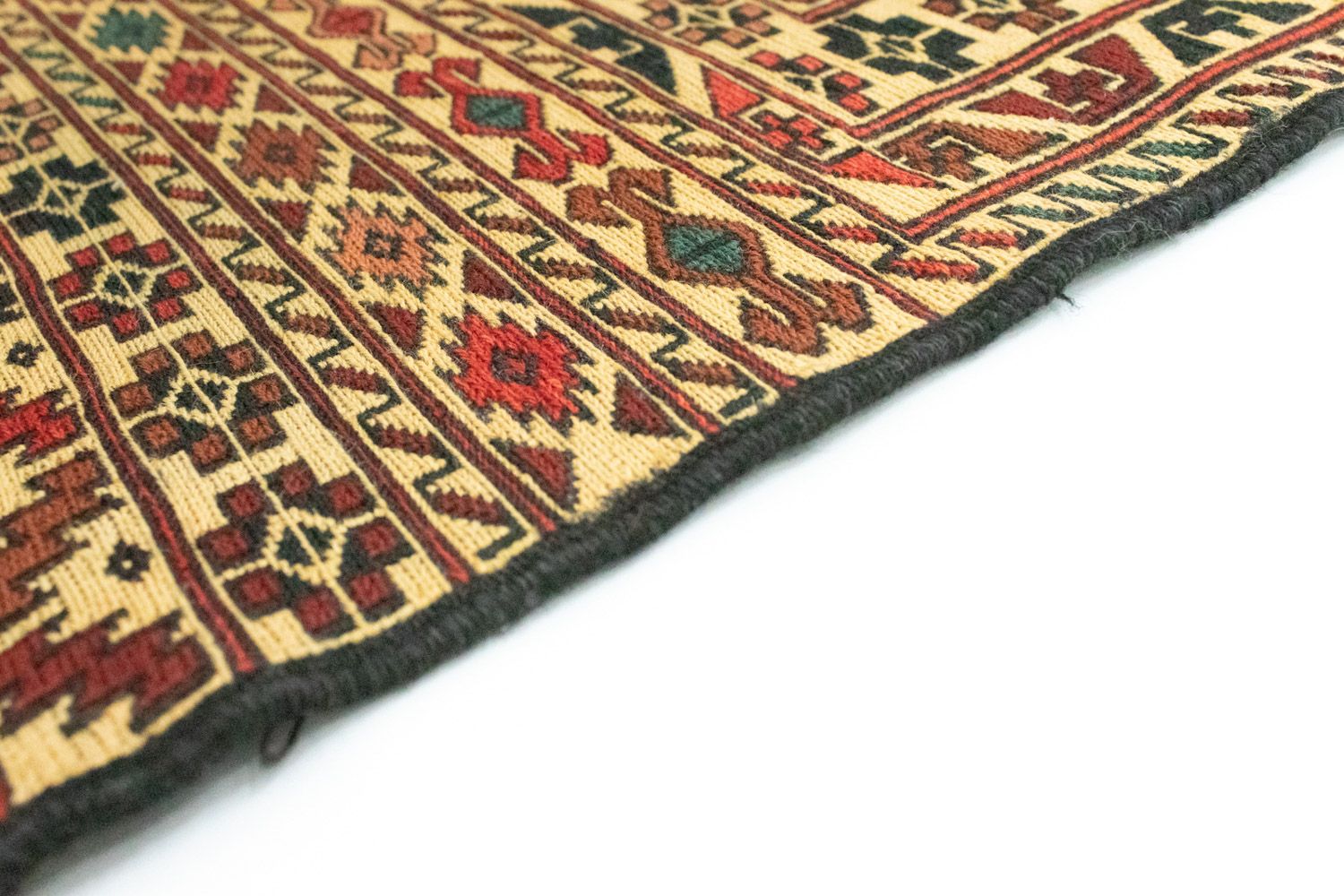 Alfombra de pasillo Alfombra Kelim - Oriental - 291 x 82 cm - multicolor
