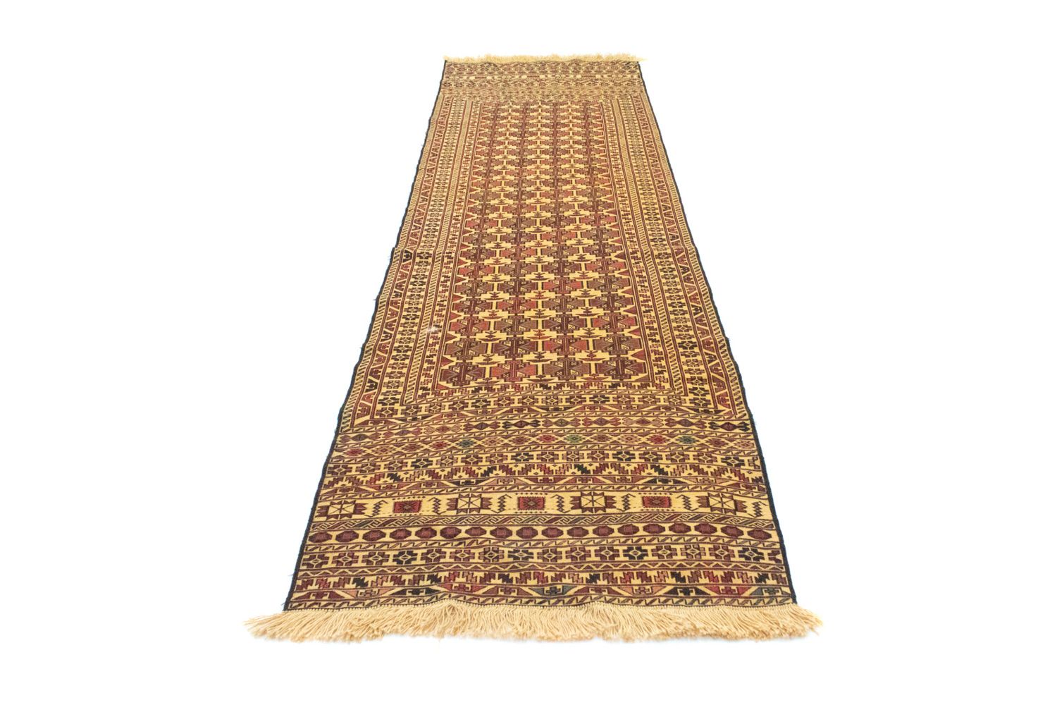 Alfombra de pasillo Alfombra Kelim - Oriental - 291 x 82 cm - multicolor