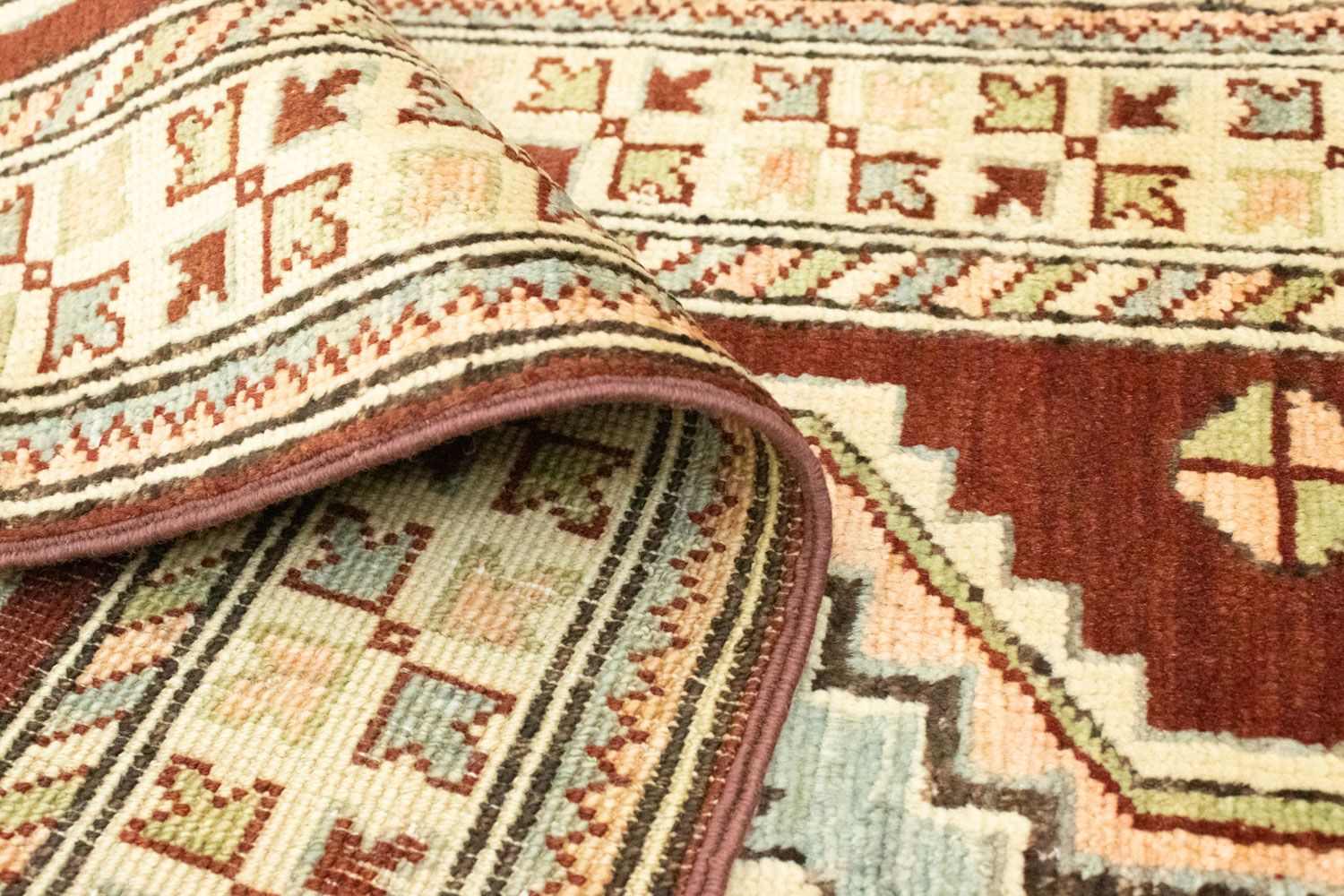 Alfombra de pasillo Alfombra Ziegler - 182 x 60 cm - rojo