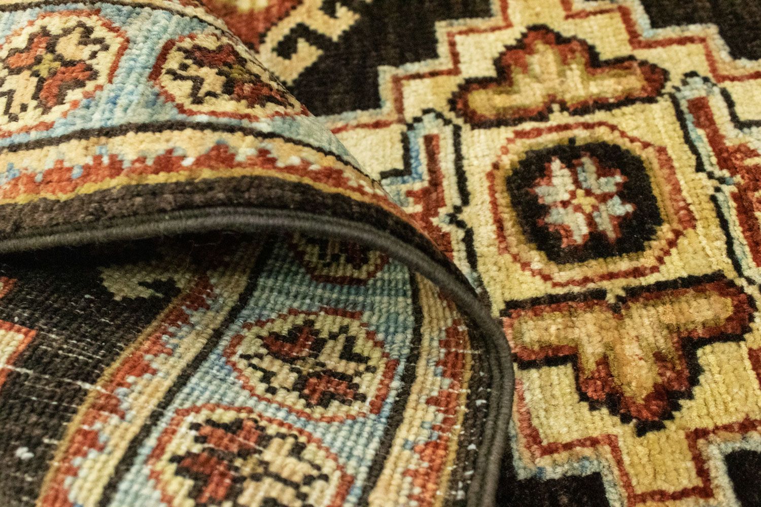 Alfombra Ziegler - 97 x 52 cm - azul