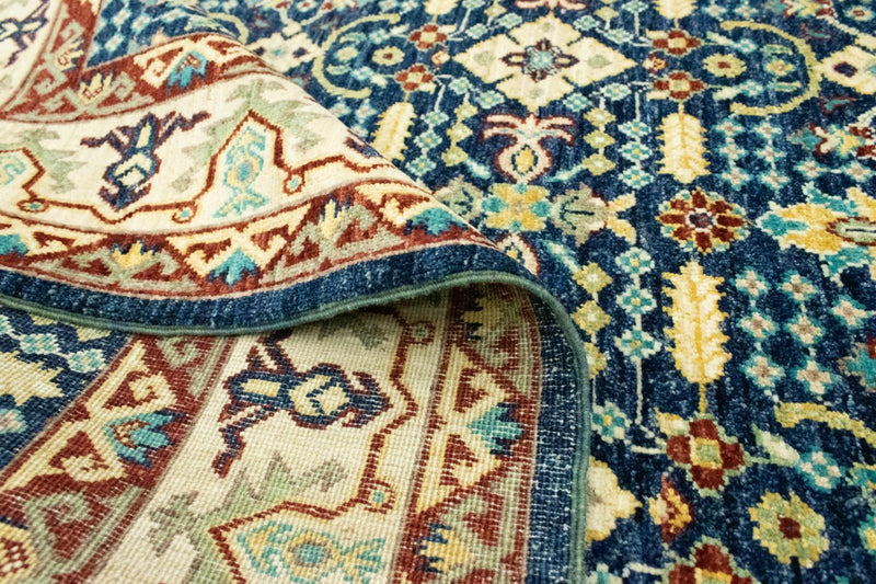 Alfombra Ziegler - 180 x 123 cm - azul