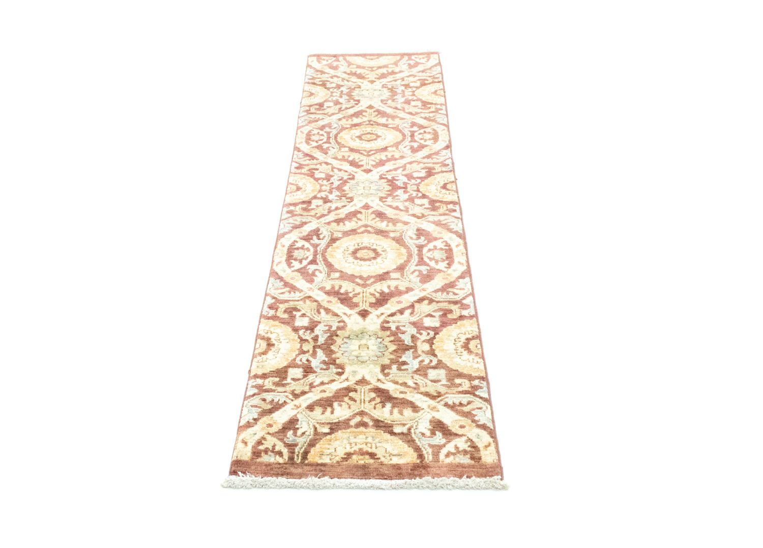 Alfombra de pasillo Alfombra Ziegler - 201 x 47 cm - marrón