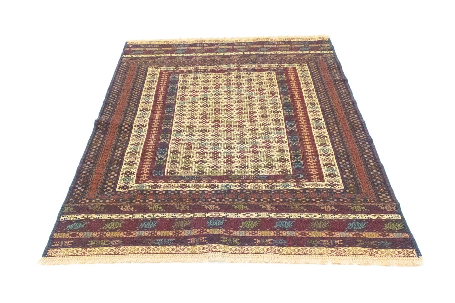 Alfombra Kelim - Oriental - 186 x 126 cm - beige