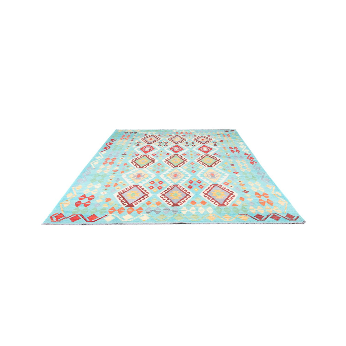 Alfombra Kelim - Splash - 250 x 176 cm - multicolor