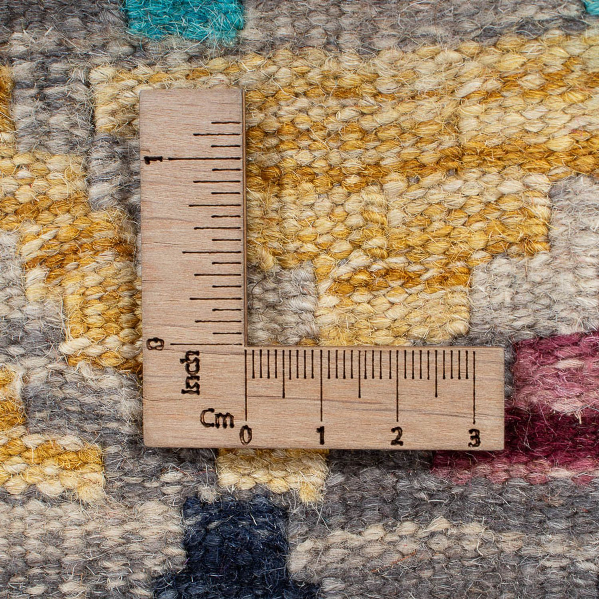 Alfombra Kelim - Splash - 251 x 176 cm - multicolor