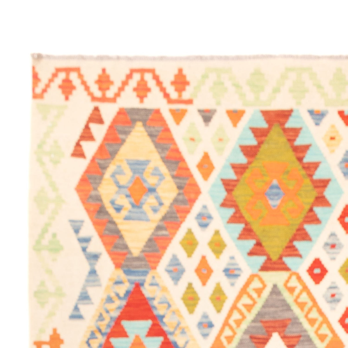 Alfombra Kelim - Splash - 248 x 177 cm - multicolor