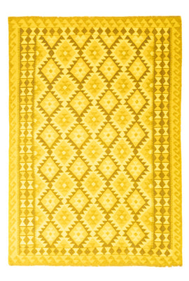 Alfombra Kelim - Tendencia - Vintage/revestido - 237 x 169 cm - amarillo