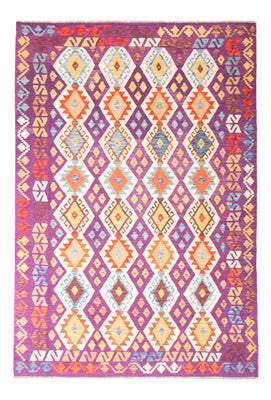 Alfombra Kelim - Splash - 256 x 178 cm - multicolor