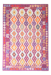 Alfombra Kelim - Splash - 256 x 178 cm - multicolor