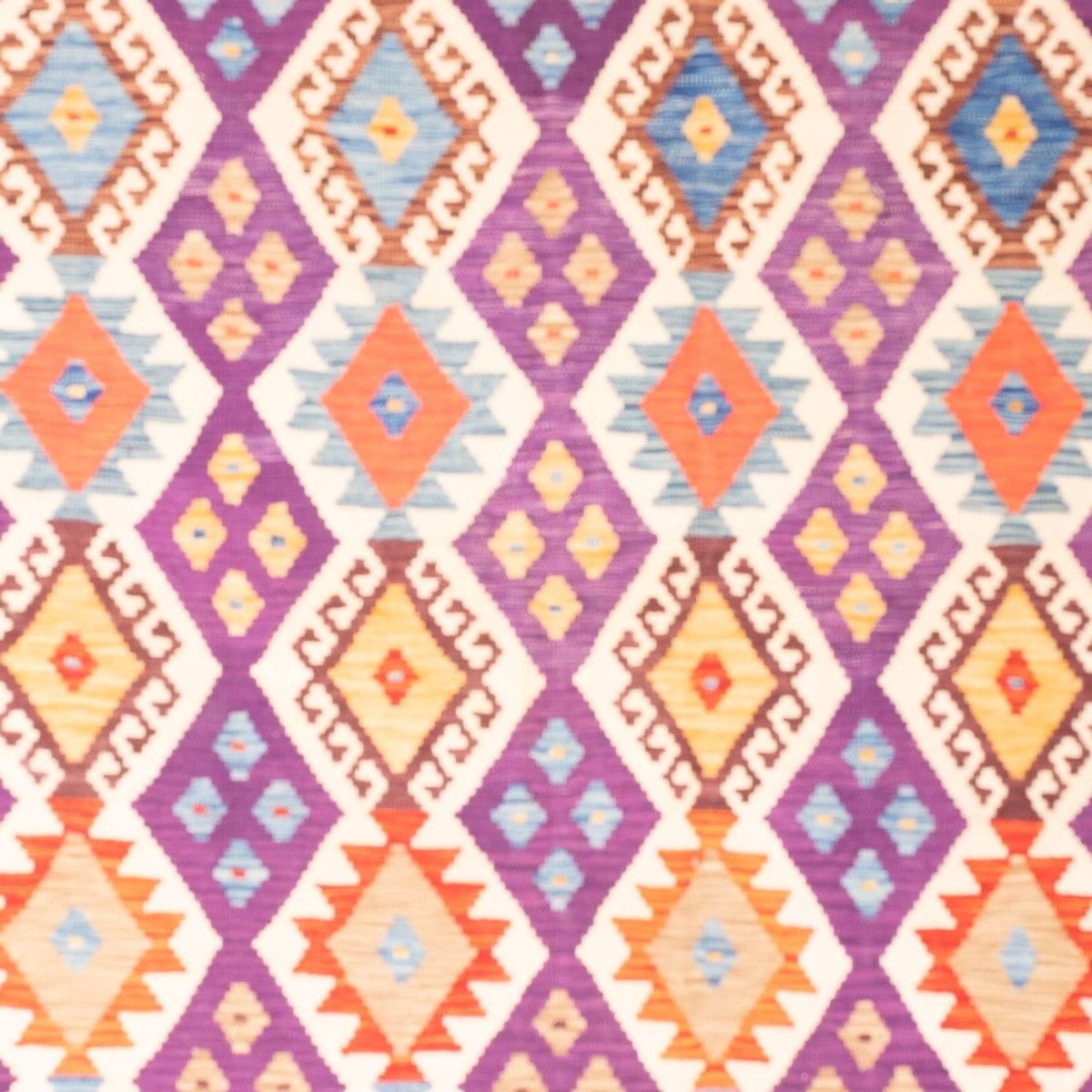 Alfombra Kelim - Splash - 256 x 178 cm - multicolor