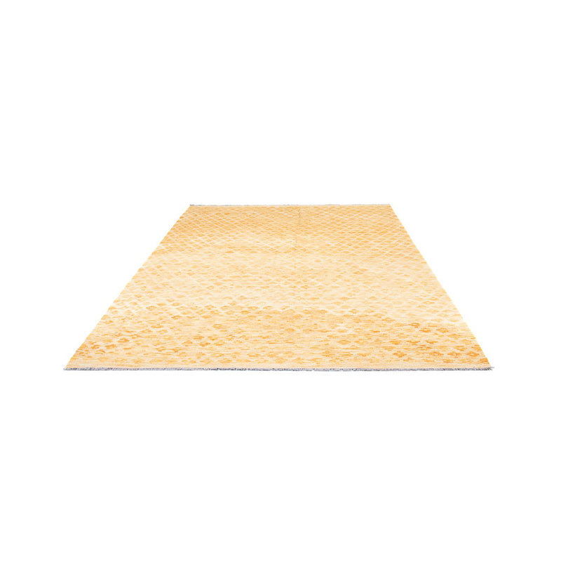 Alfombra Kelim - Tendencia - Vintage/revestido - 247 x 177 cm - amarillo mostaza