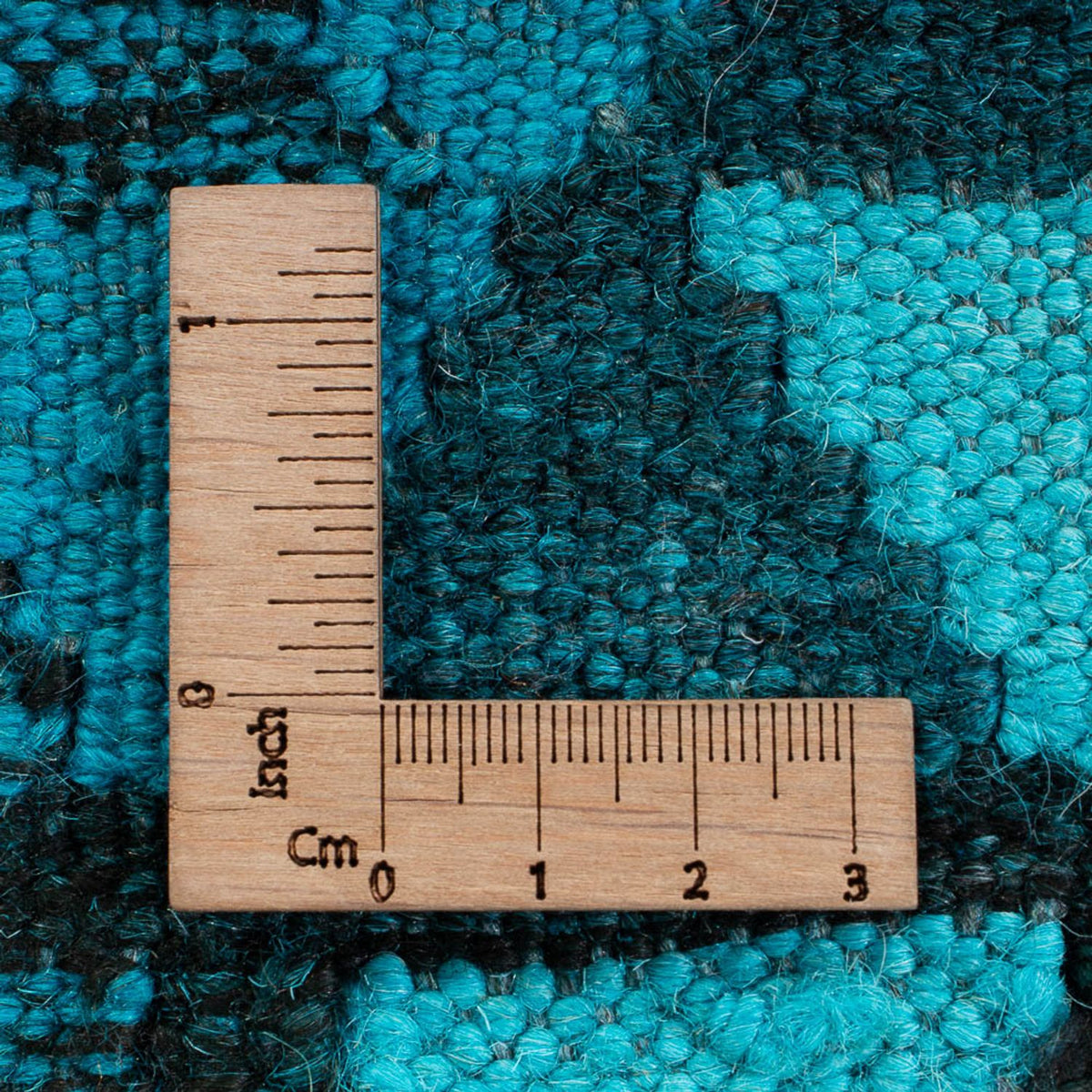 Alfombra Kelim - Tendencia - Vintage/revestido - 277 x 195 cm - turquesa