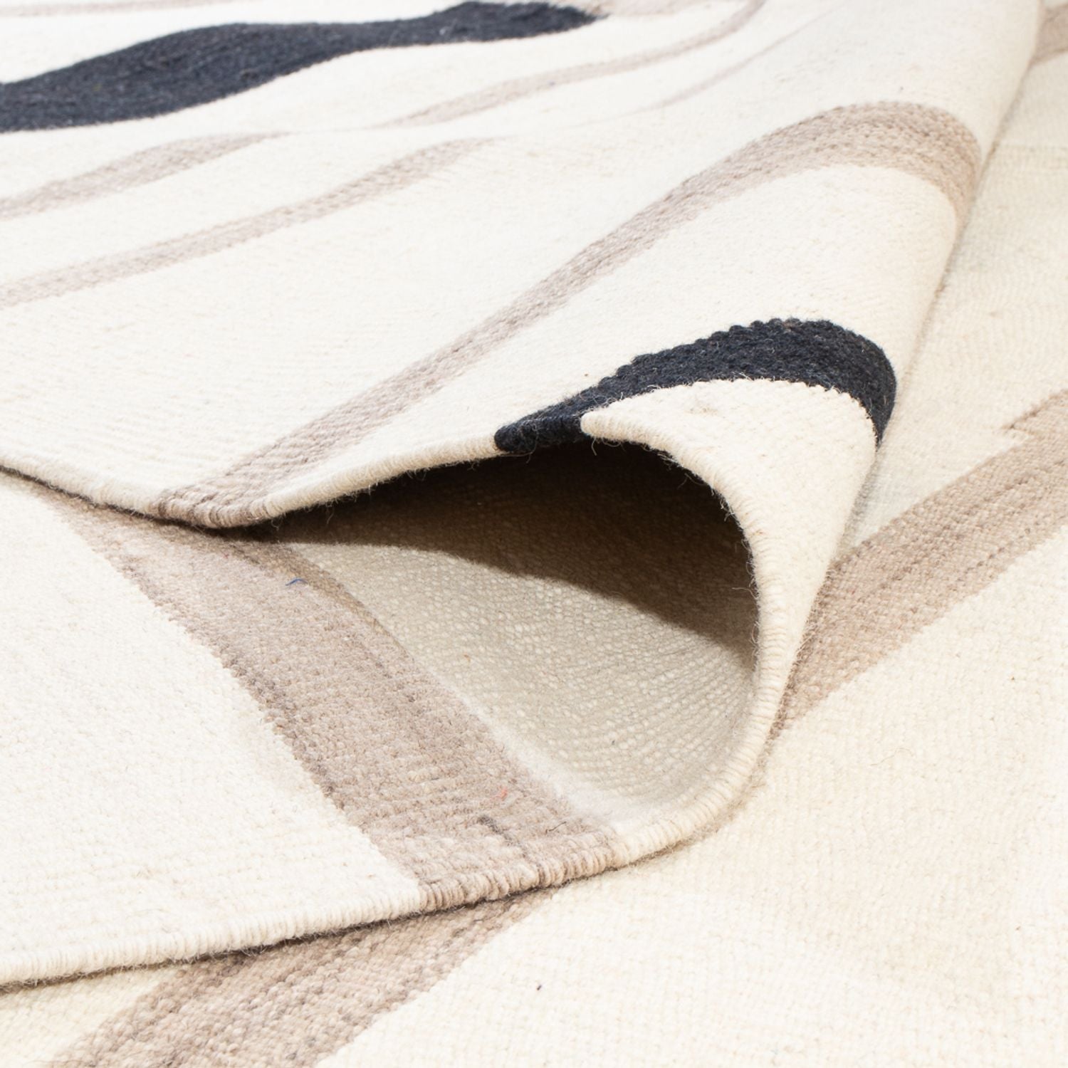 Alfombra Kelim - Tendencia - 340 x 240 cm - beige claro