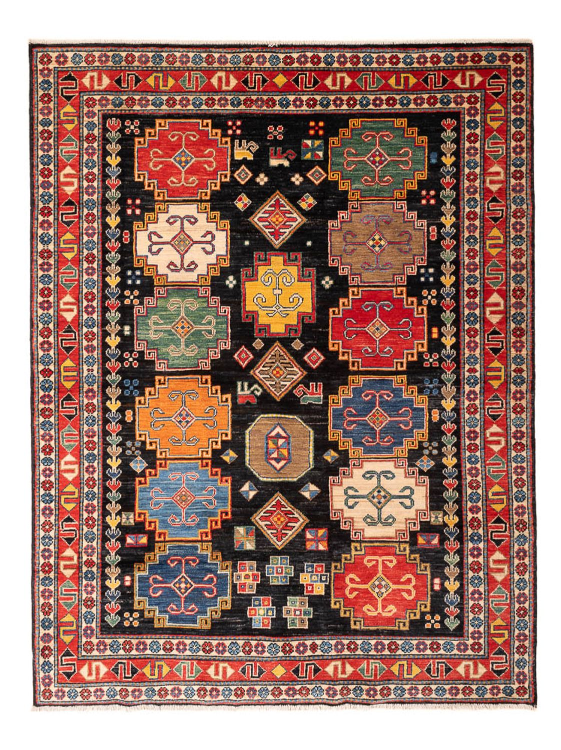 Alfombra Ziegler - Kazak - 199 x 152 cm - multicolor