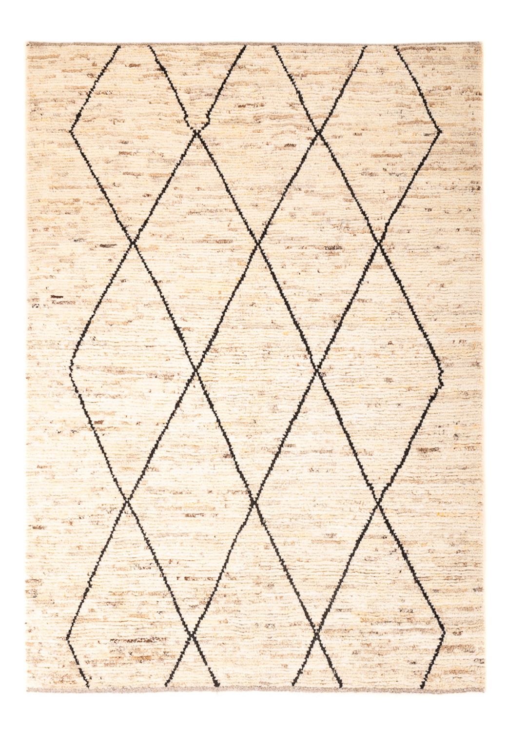 Alfombra bereber - 199 x 148 cm - beige claro