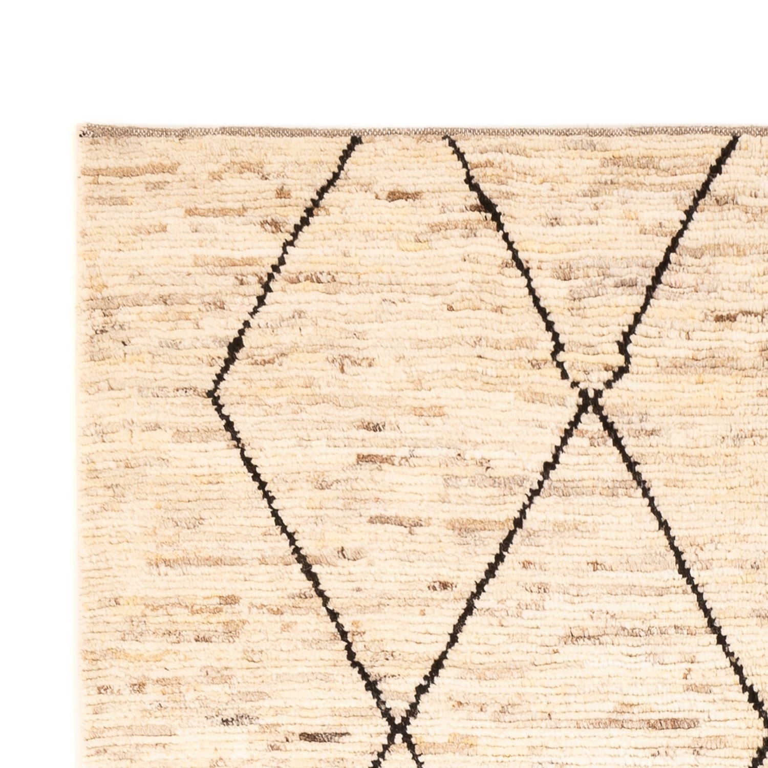Alfombra bereber - 199 x 148 cm - beige claro