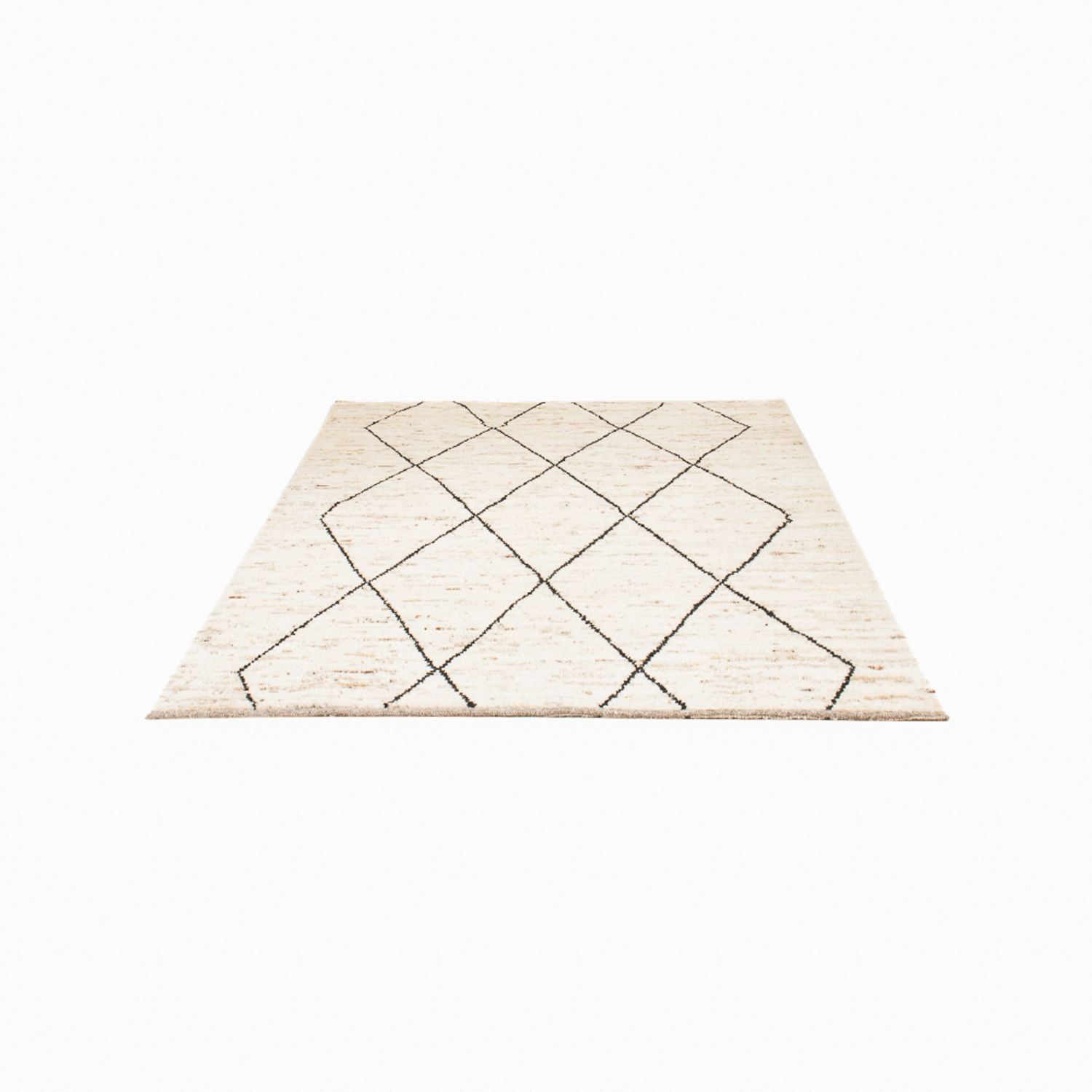 Alfombra bereber - 199 x 148 cm - beige claro