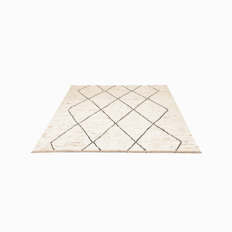 Alfombra bereber - 199 x 148 cm - beige claro