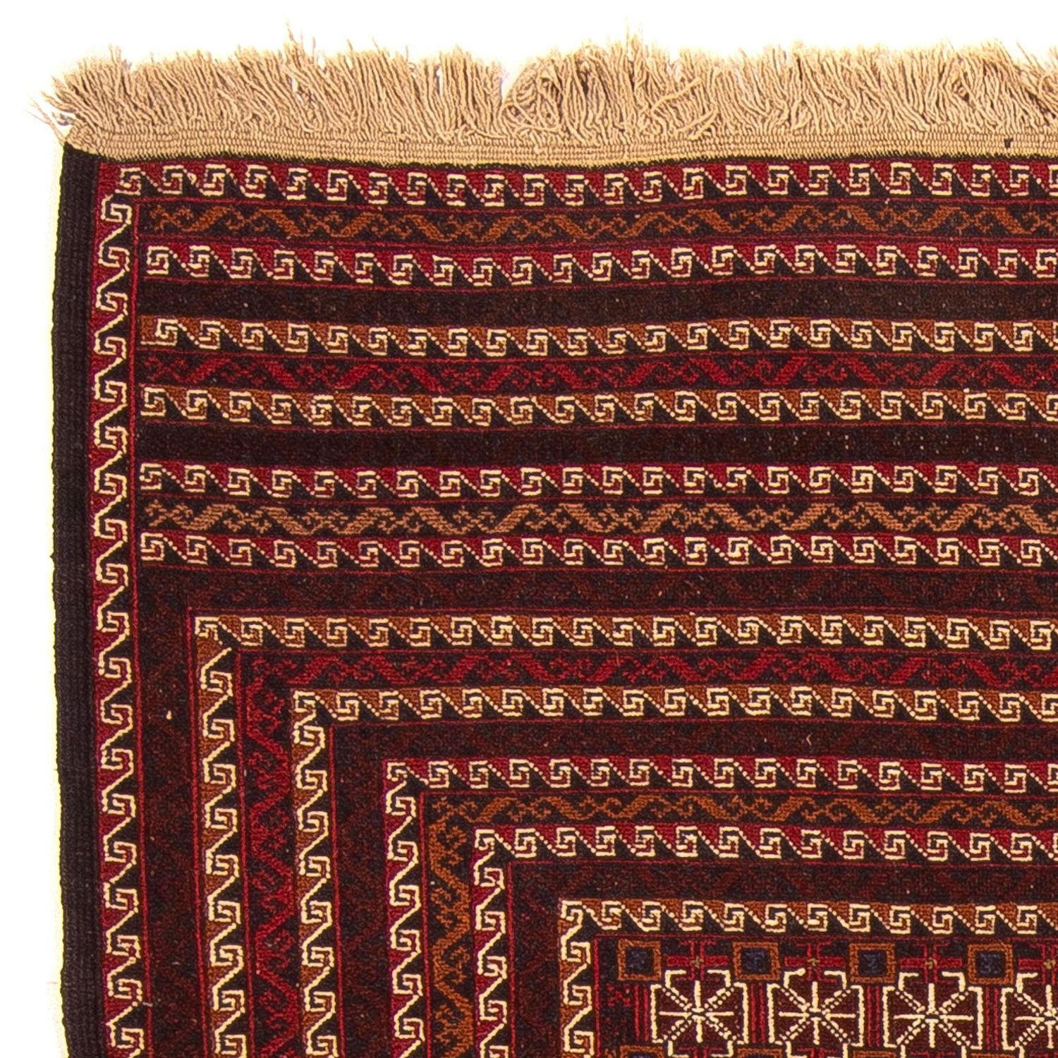 Alfombra Kelim - Oriental - 180 x 133 cm - rojo oscuro