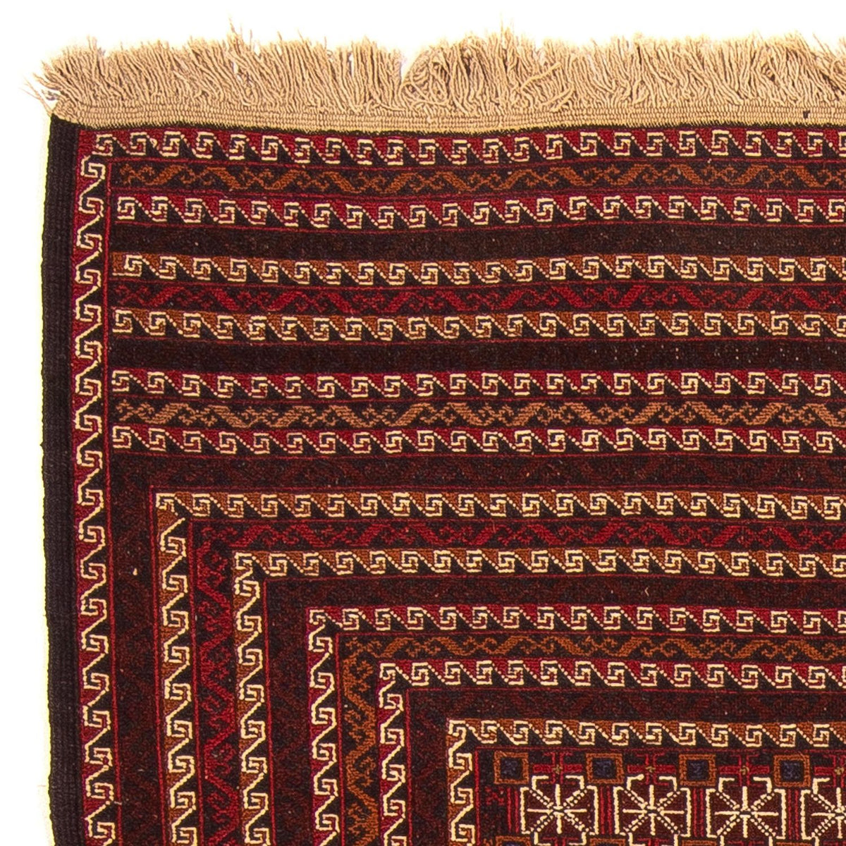 Alfombra Kelim - Oriental - 180 x 133 cm - rojo oscuro