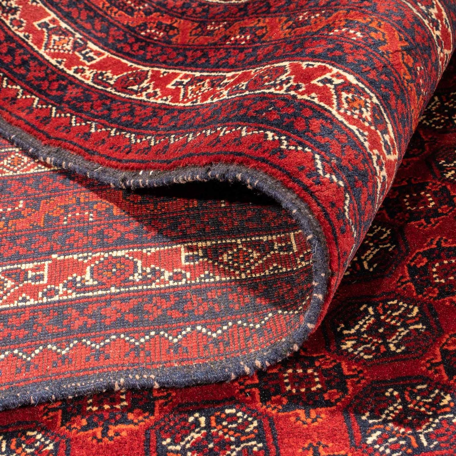 Alfombra afgana - Bukhara - 300 x 200 cm - rojo