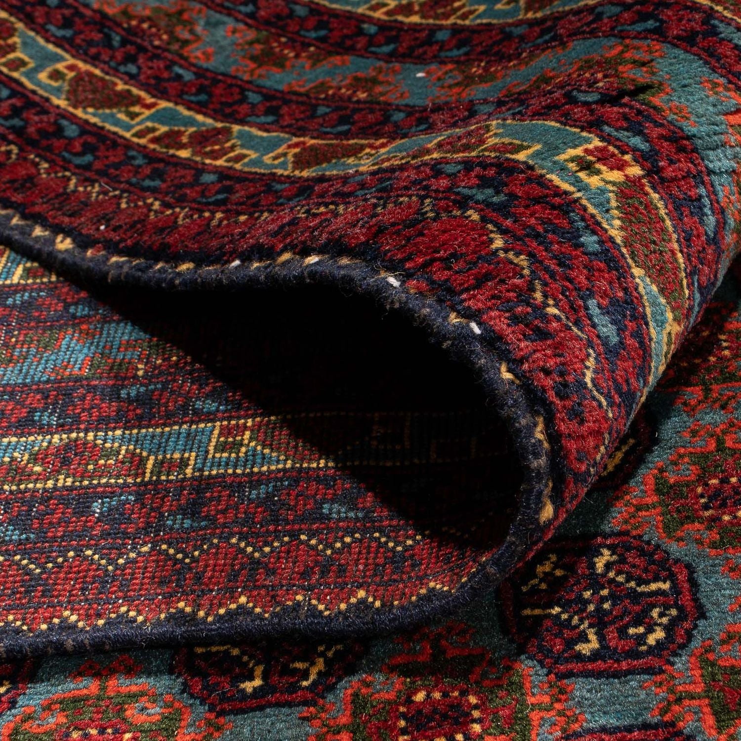 Alfombra afgana - Bukhara - 296 x 196 cm - multicolor