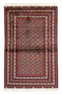 Alfombra afgana - Bukhara - 150 x 100 cm - multicolor