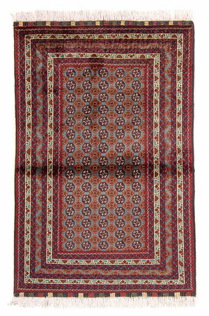 Alfombra afgana - Bukhara - 150 x 100 cm - multicolor