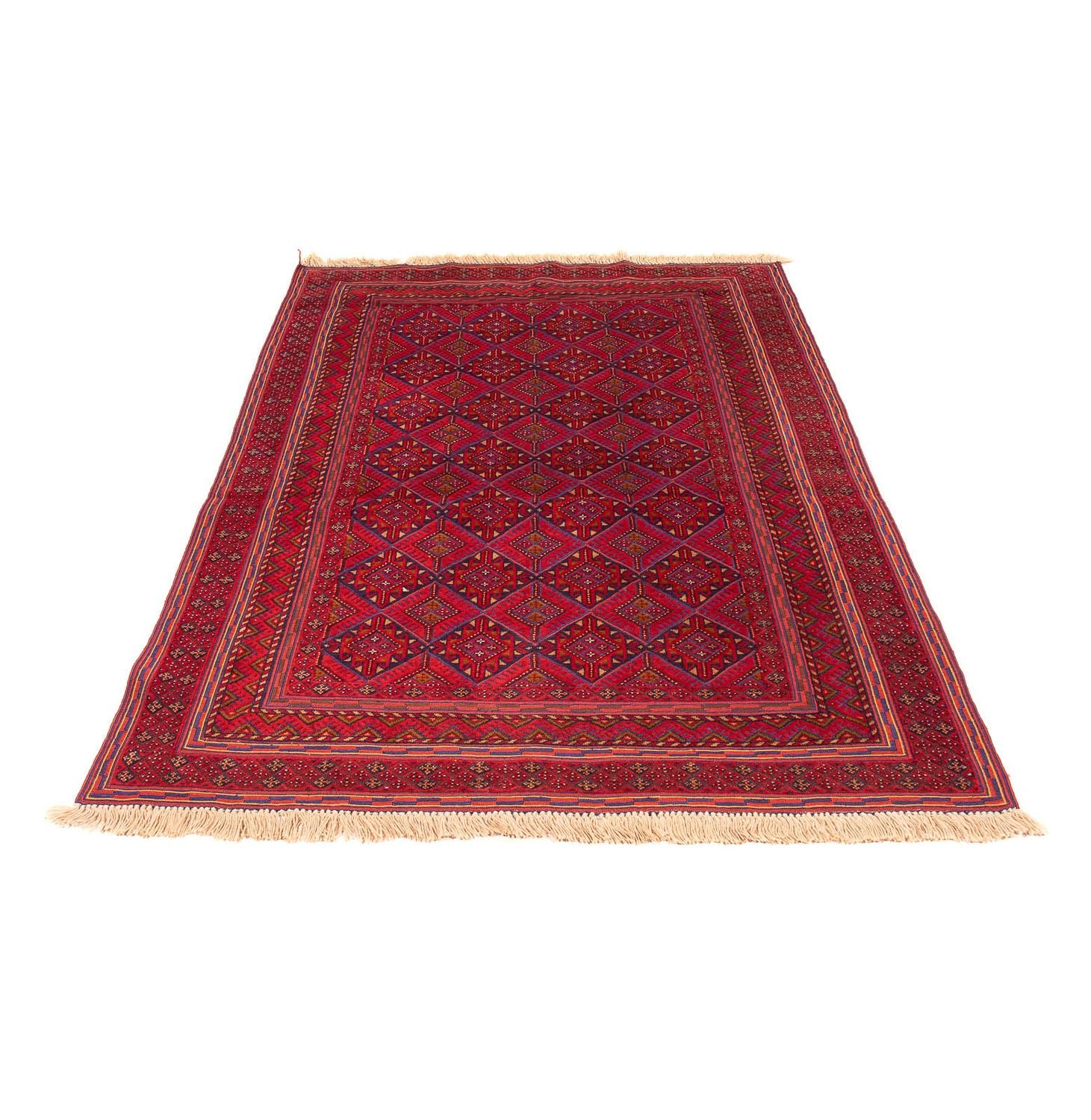 Alfombra Kelim - Oriental - 183 x 132 cm - rojo oscuro