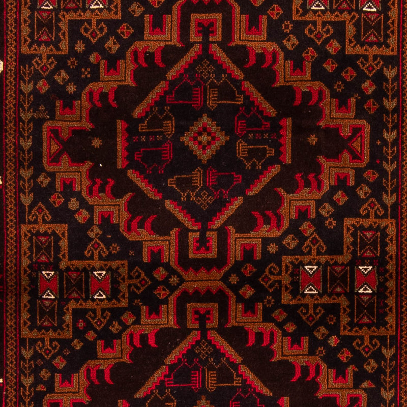Alfombra Belutsch - 204 x 125 cm - marrón
