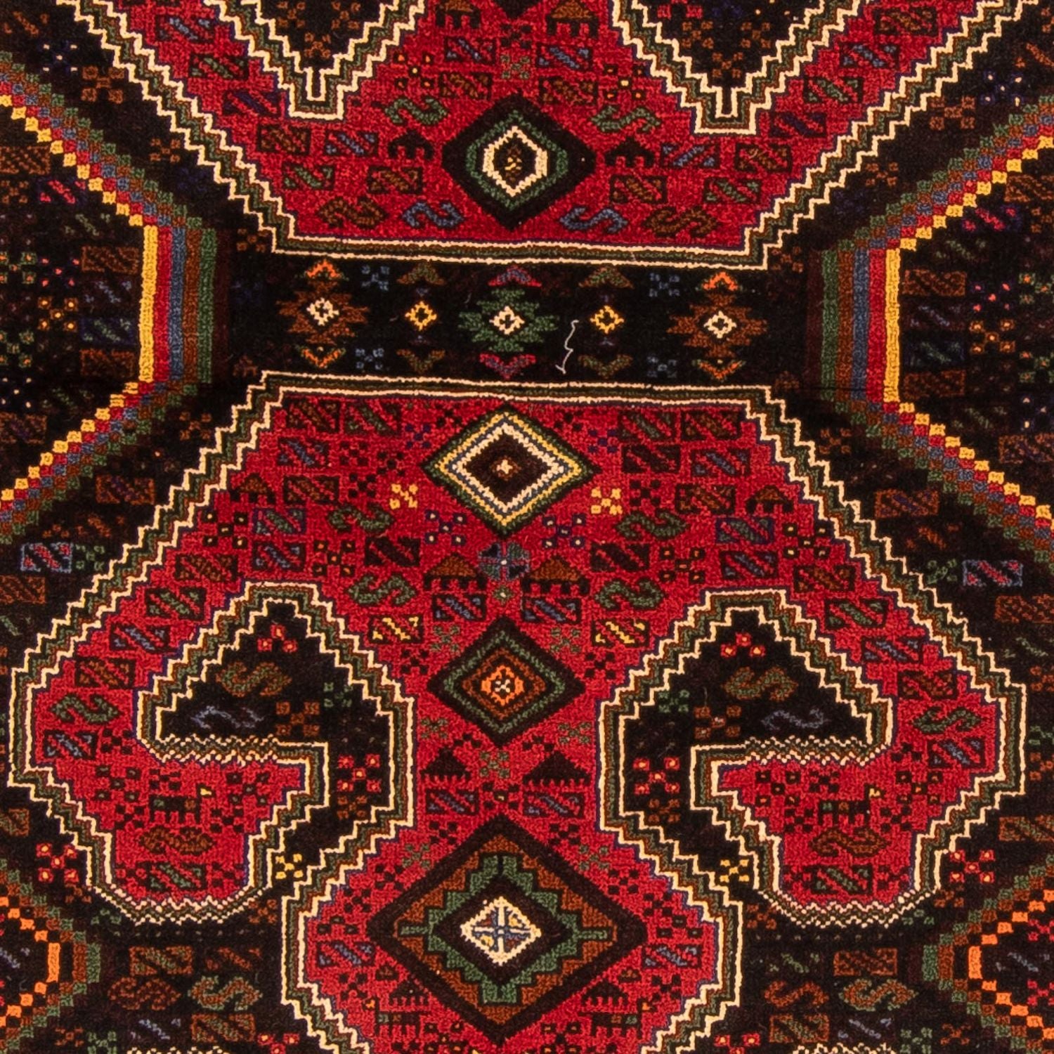 Alfombra de pasillo Alfombra Belutsch - 214 x 115 cm - multicolor