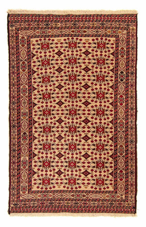 Alfombra Kelim - Oriental - 200 x 126 cm - marrón claro