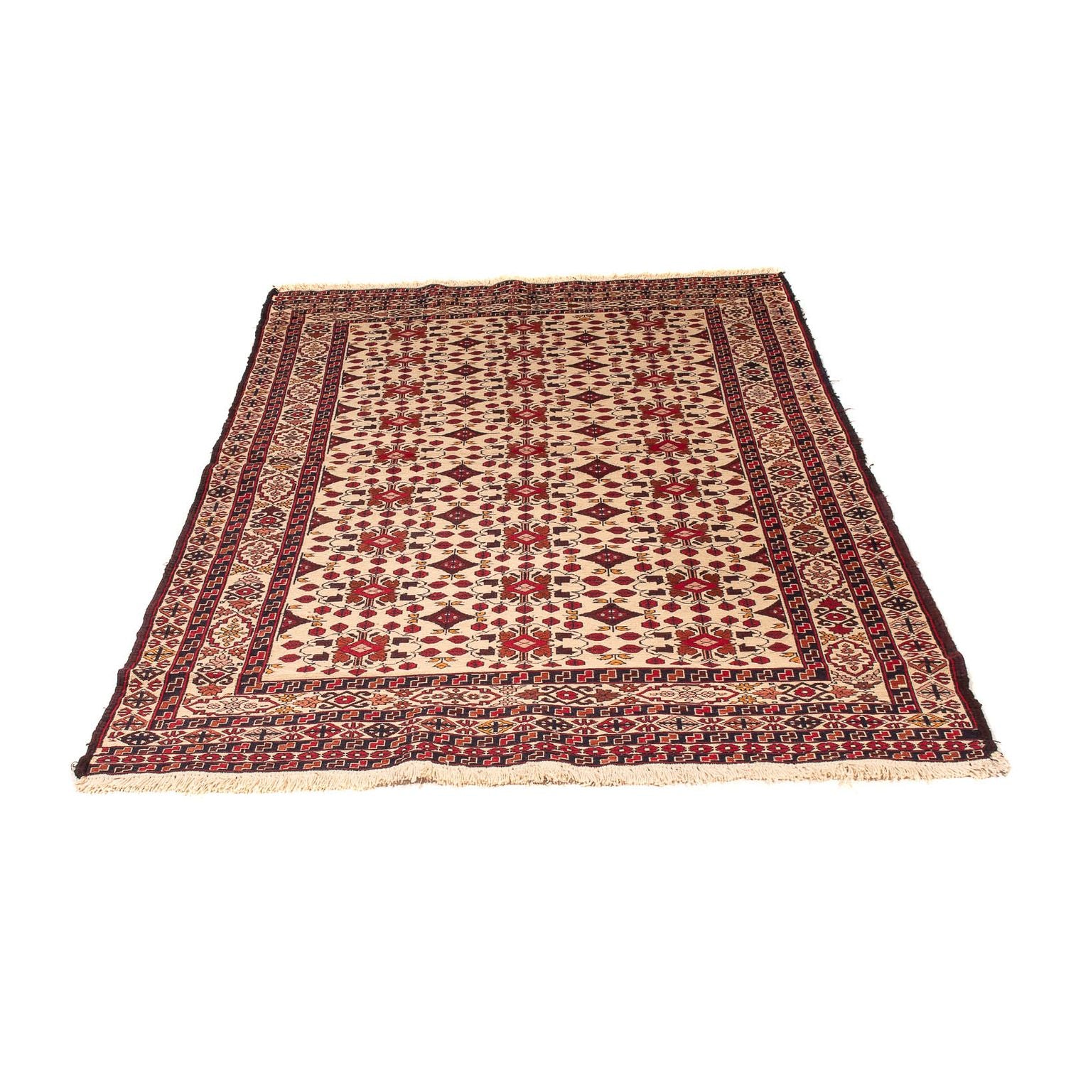 Alfombra Kelim - Oriental - 200 x 126 cm - marrón claro