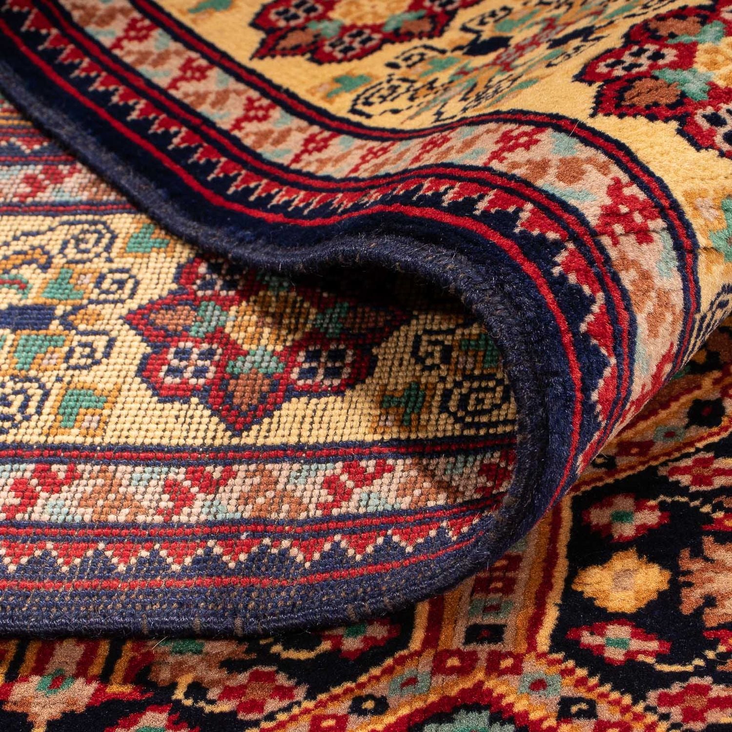 Alfombra afgana - 199 x 153 cm - multicolor