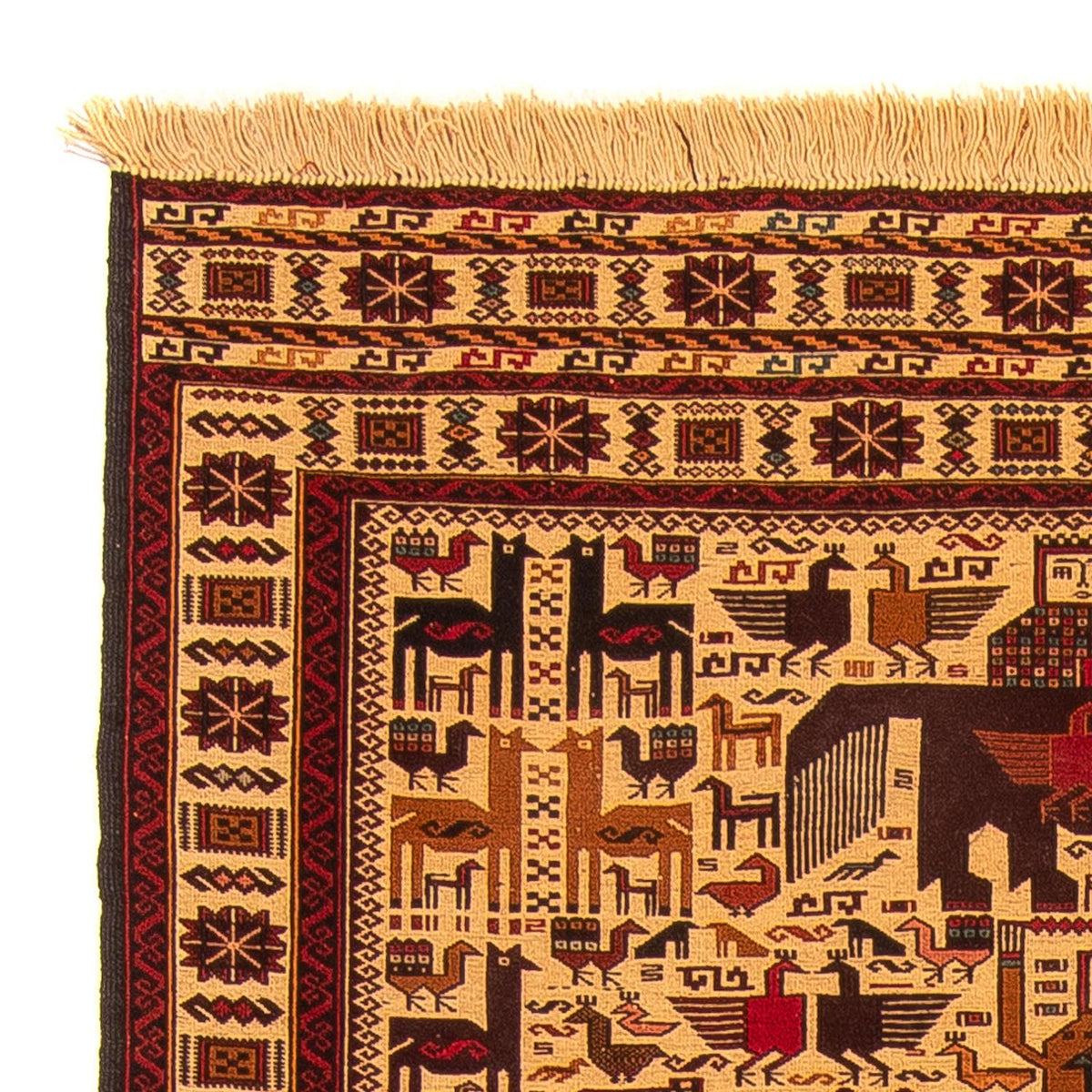 Kilim afgano Alfombra 122x200cm