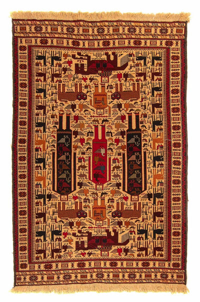 Kilim afgano Alfombra 129x197cm