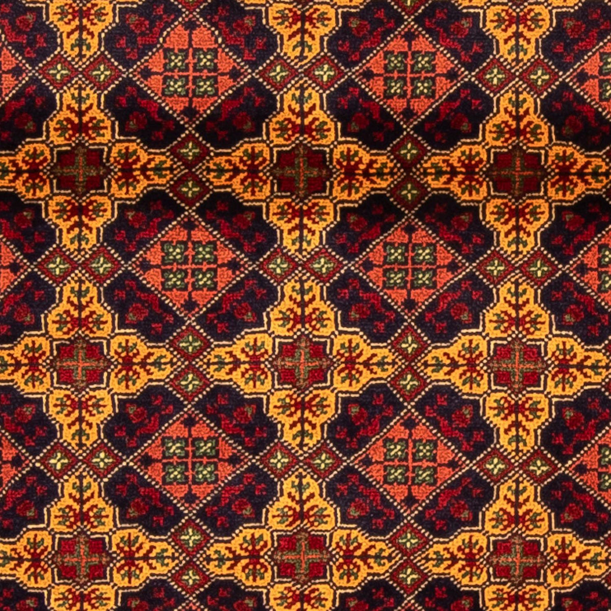 Alfombra de pasillo Alfombra afgana - Bukhara - 208 x 90 cm - multicolor