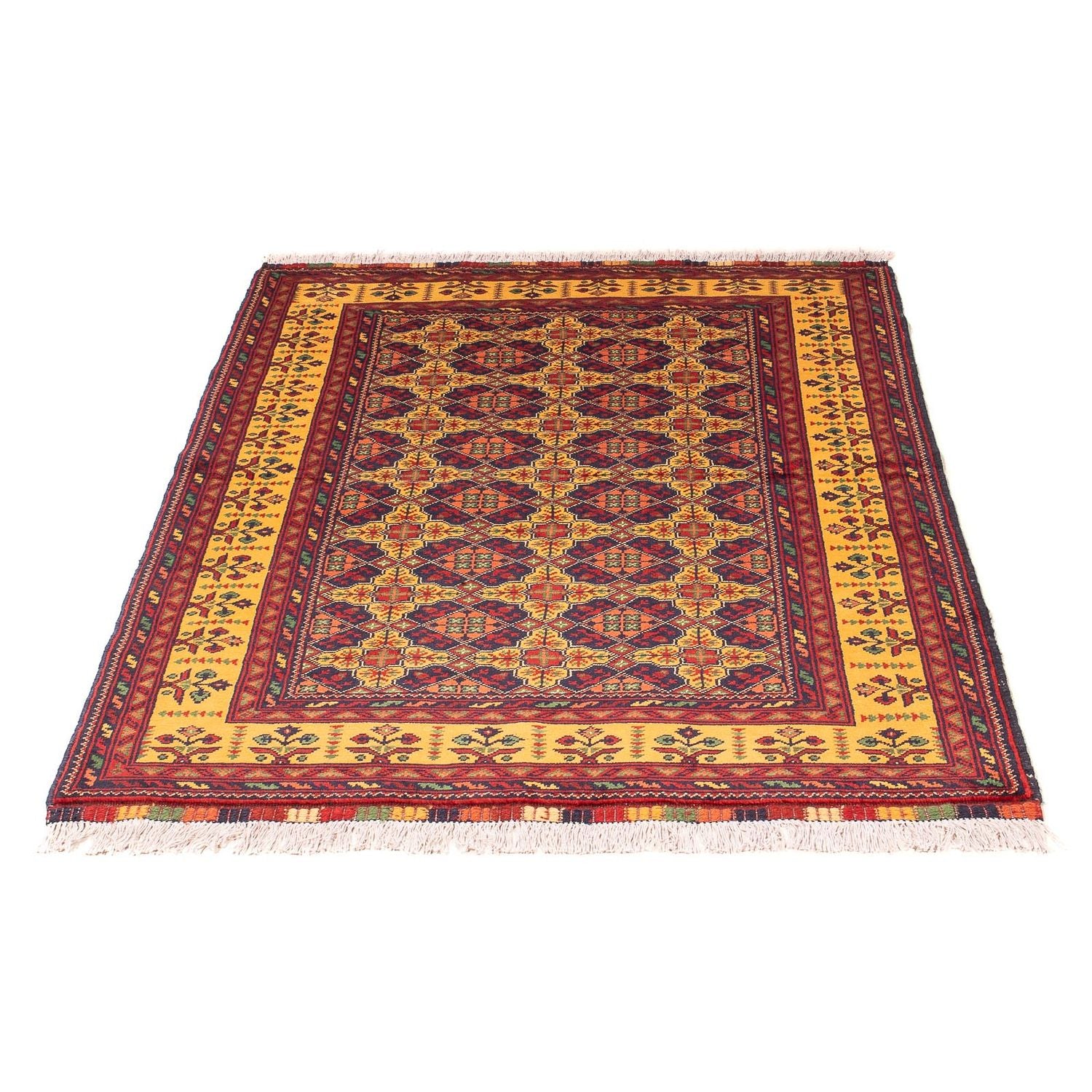 Alfombra de pasillo Alfombra afgana - Bukhara - 208 x 90 cm - multicolor