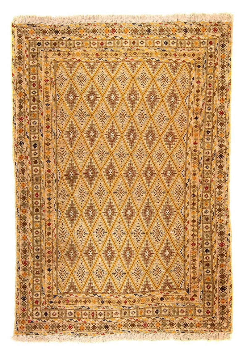 Alfombra Kelim - Oriental - 190 x 148 cm - marrón claro