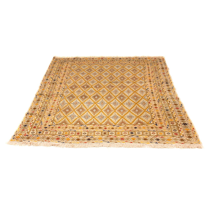 Alfombra Kelim - Oriental - 190 x 148 cm - marrón claro