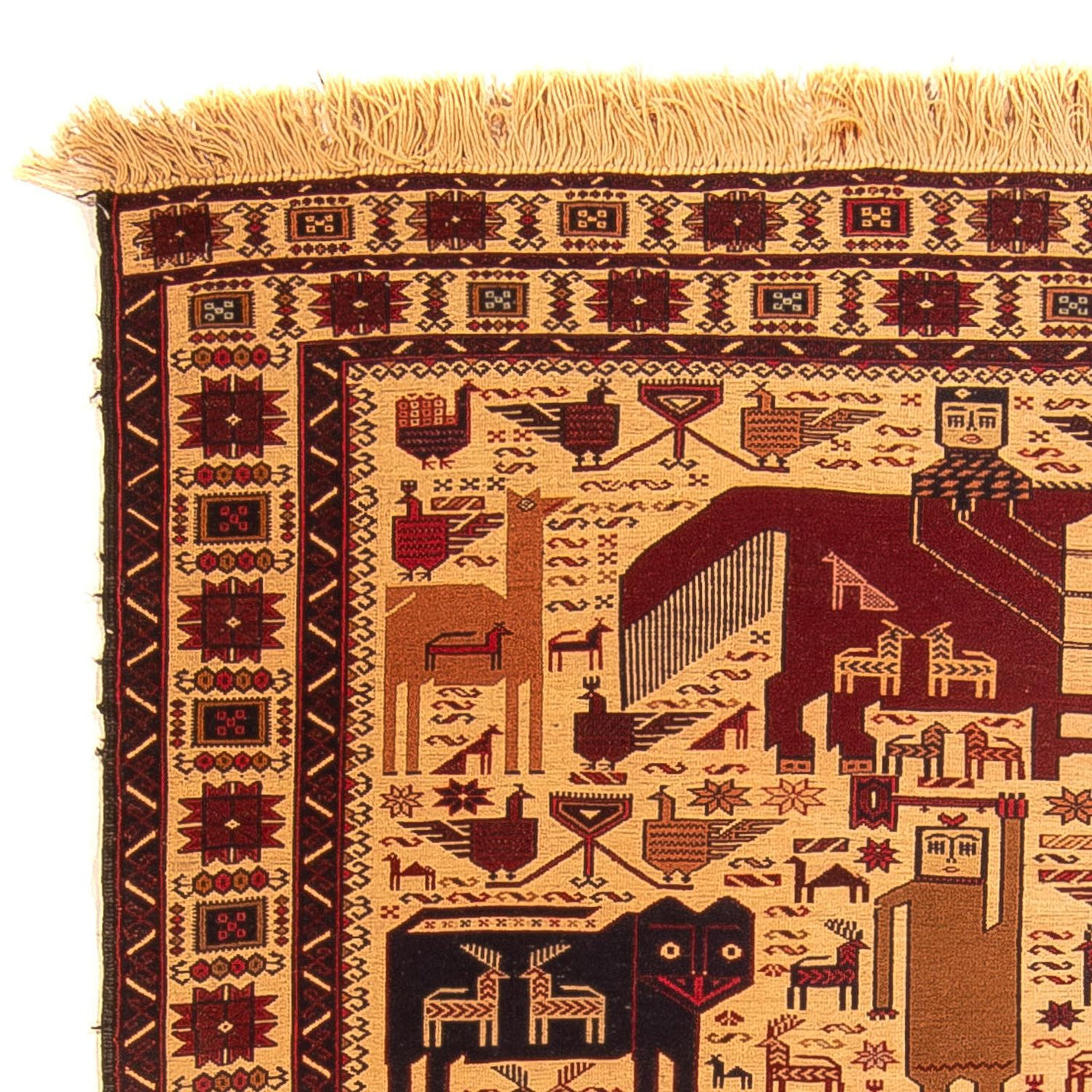 Kelim Afghan Alfombra 194x124cm