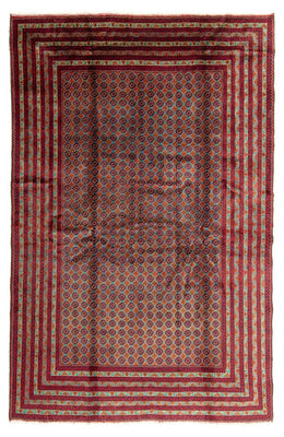 Alfombra afgana - Bukhara - 288 x 198 cm - multicolor