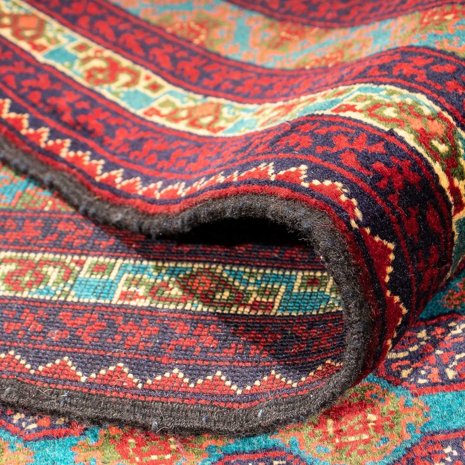 Alfombra afgana - Bukhara - 288 x 198 cm - multicolor