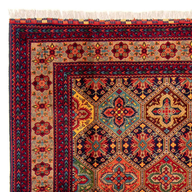 Alfombra afgana - 299 x 192 cm - multicolor