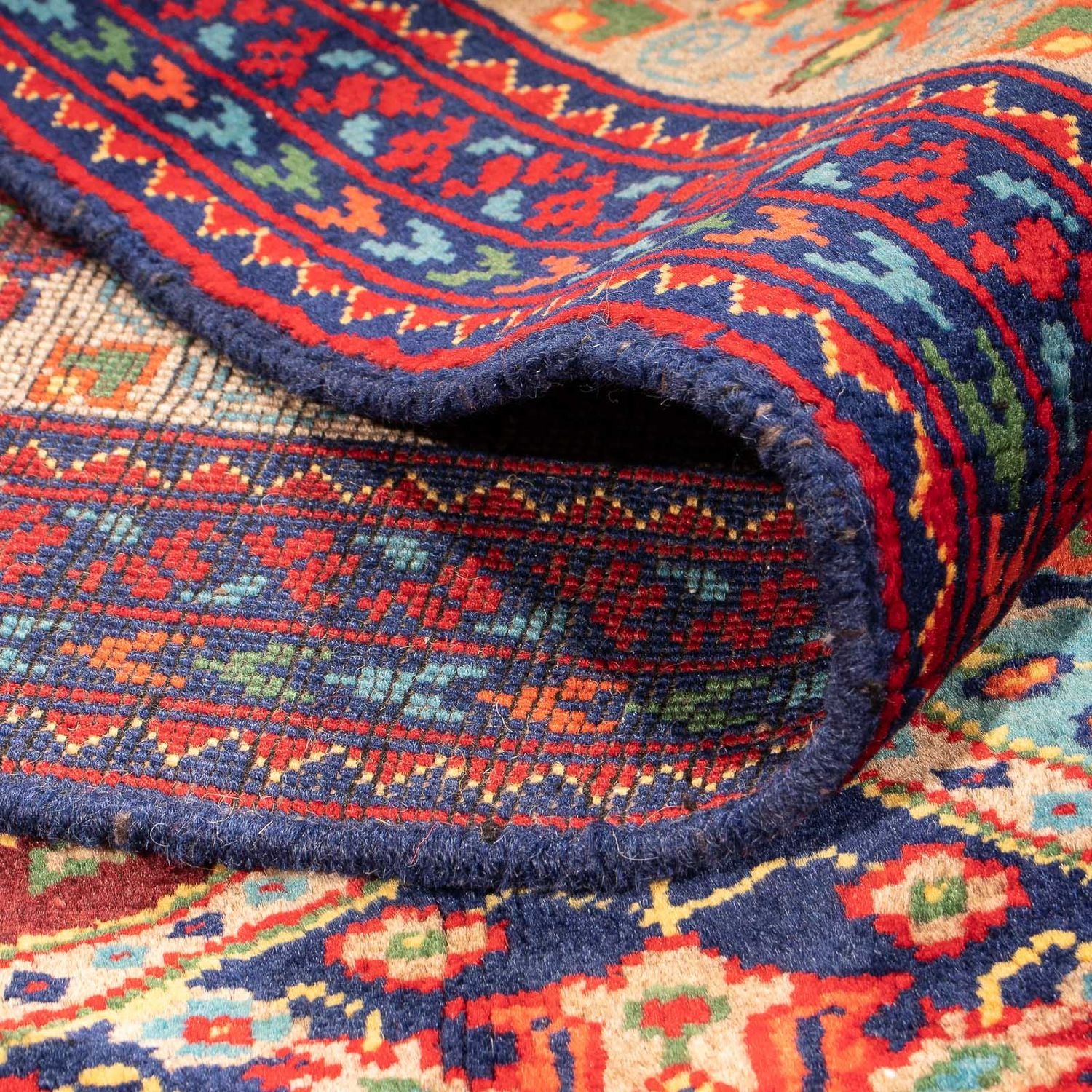 Alfombra afgana - 299 x 192 cm - multicolor