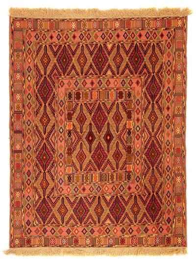 Kilim afgano Alfombra 142x180cm