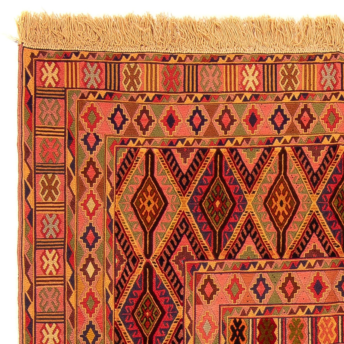 Kilim afgano Alfombra 142x180cm