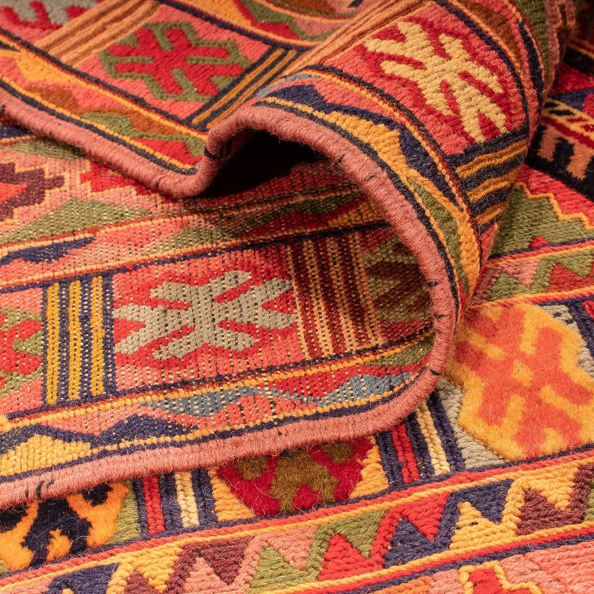 Alfombra Kelim - Oriental - 180 x 142 cm - multicolor