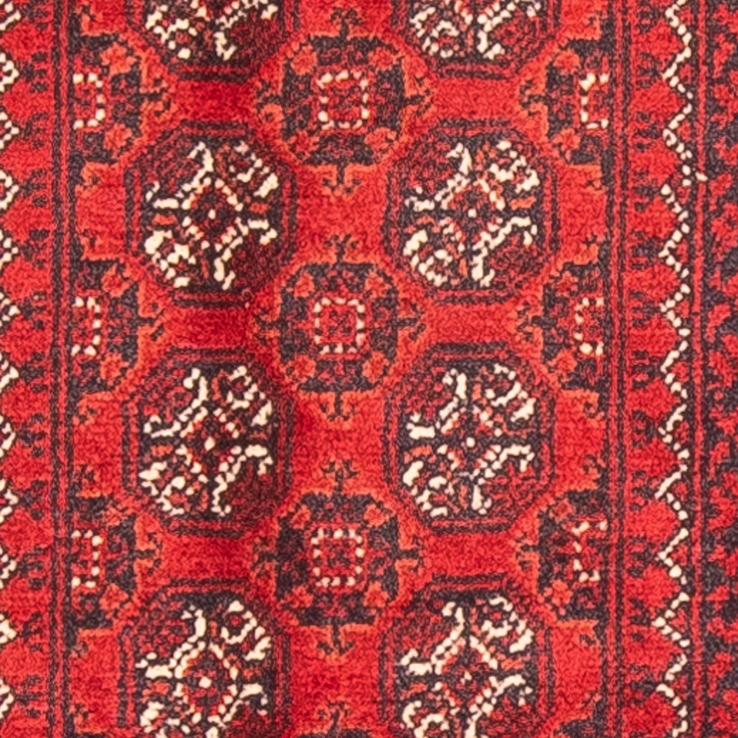 Alfombra afgana - 100 x 69 cm - rojo oscuro