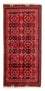 Alfombra de pasillo Alfombra afgana - 106 x 49 cm - rojo oscuro
